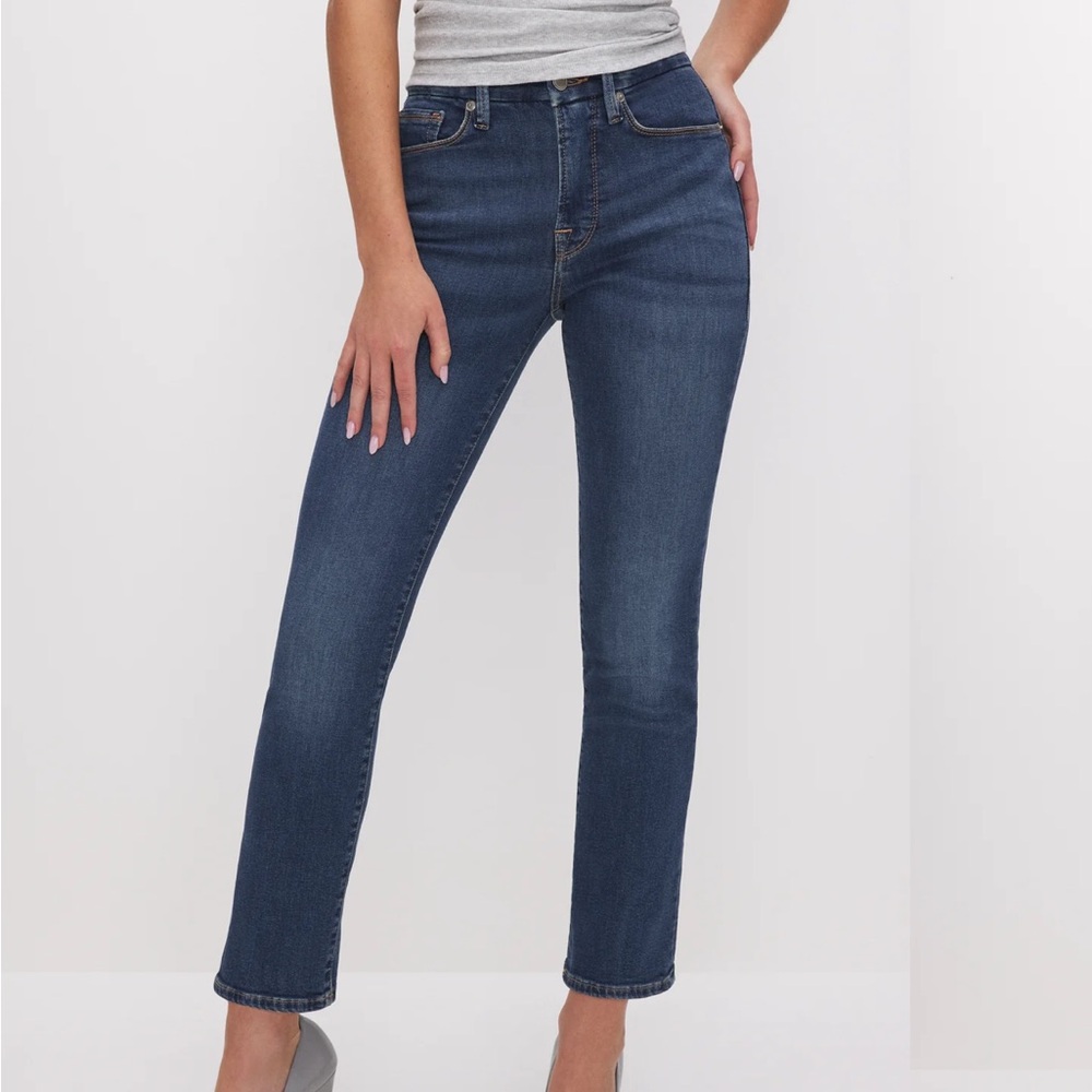 Good American Good Legs Straight Leg Jeans